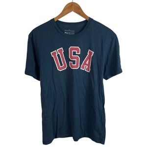 TS448 Men’s General Standard USA United States Spell Out T Shirt M
